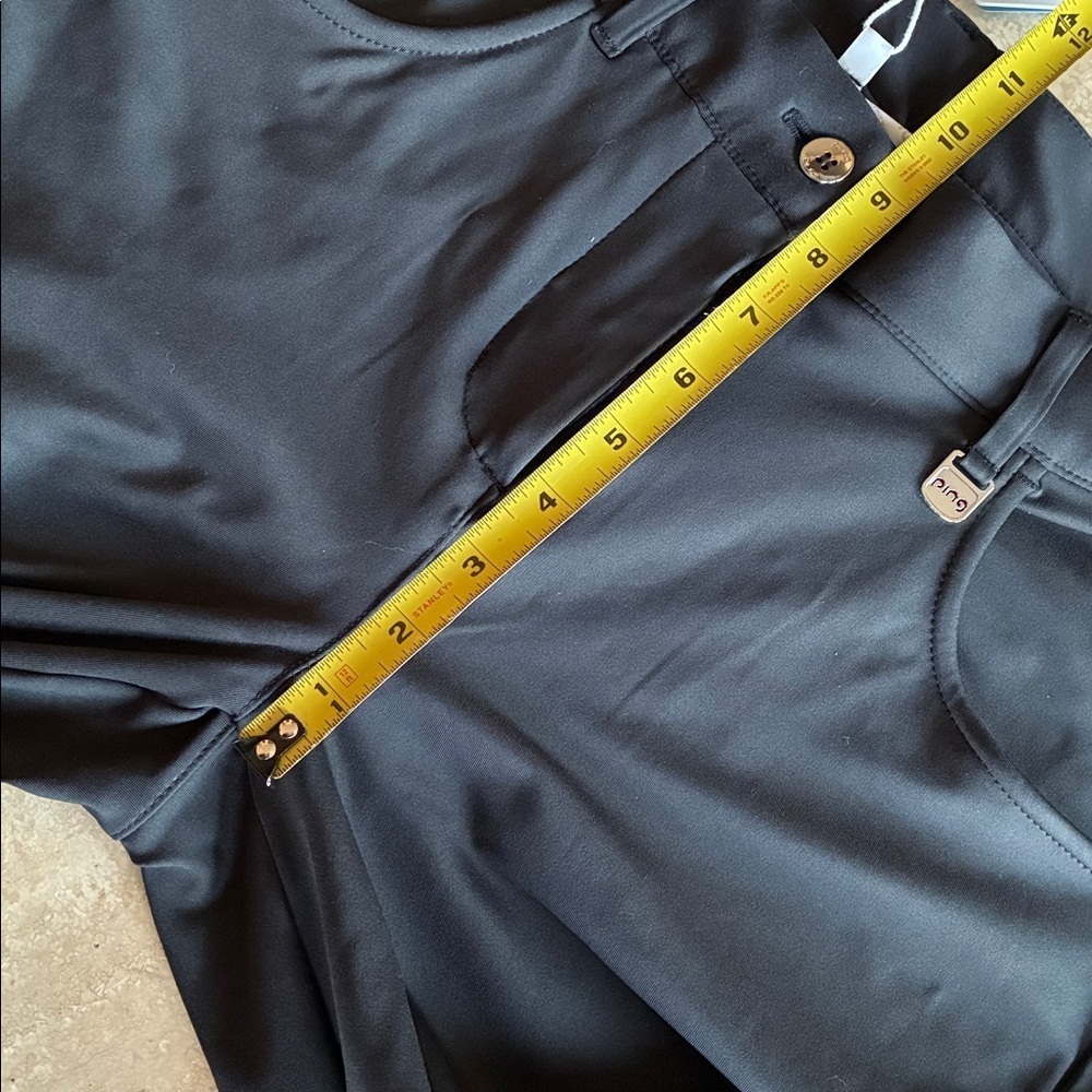 Ping Golf Pants Women 10 Black Sensor Cool "Verity II Trouser" Ping hardware EUC - Picture 15 of 17